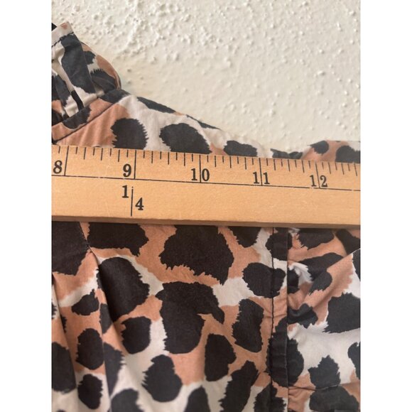 Sea New York Cheetah Print Tiered Ruffle Dress Size 4 - Picture 7 of 11